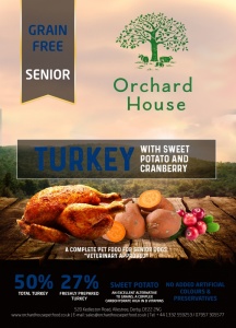 Grain Free Turkey with Sweet Potato & Cranberry - Senior